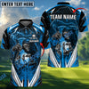 BlueJose Golf Lightning Reaper Customized Name, Team Name 3D Shirts (4 Colors)