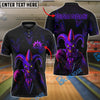 BlueJose Bowling Jester Strike Customized Name, Team Name 3D Shirt (4 Colors)