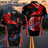 BlueJose Darts Gold Black 3D Dartboard Design Customized Name, Team Name 3D Shirt (4 Colors)