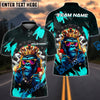 BlueJose Darts King Ape Dartboard Customized Name, Team Name 3D Shirt (4 Colors)