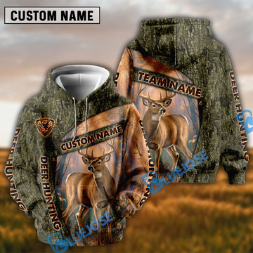 BlueJose Mossy Camo Deer Hunting Hoodie Personalized 3D Hoodie For Hunting Lover