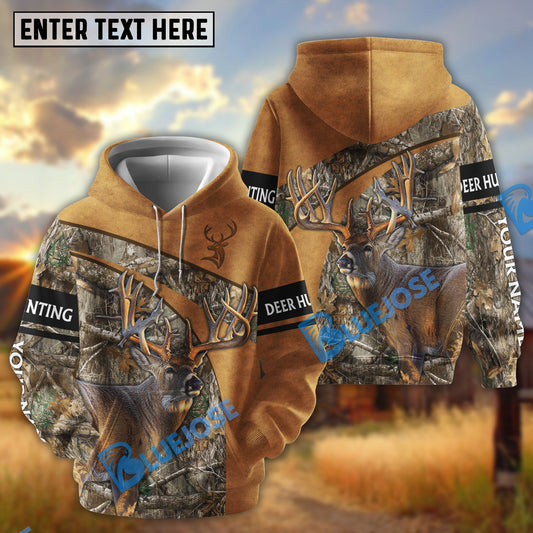 BlueJose Majestic Buck Hunting Camo Hoodie Personalized 3D Hoodie For Hunting Lover