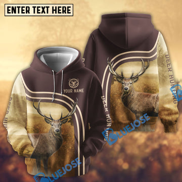 BlueJose Deer Hunting Hoodie Personalized 3D Hoodie For Hunting Lover