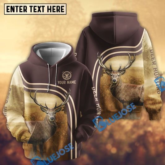 BlueJose Deer Hunting Hoodie Personalized 3D Hoodie For Hunting Lover