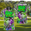 BlueJose Friday Street Swing Golf Polo Shirt, Customized Name & Team Name 3D Shirts (4 Colors)