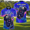 BlueJose Savage Swing Golf Polo Shirt, Customized Name & Team Name 3D Shirts (4 Colors)