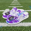 BlueJose Billiards Ball 8 Paint Fire Flame Mesh Dude Shoes (4 Colors)
