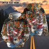 BlueJose Deer Hunter American Flag Scratch Camo Hoodie Personalized 3D Hoodie For Hunting Lover (4 colors)