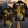 BlueJose Darts Dragon And Skull Multicolor Options Personalized Name Shirt (6 Colors)