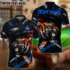 BlueJose Billiards 8 Ball Tiger King Customized Name, Team Name 3D Shirt (6 Colors)