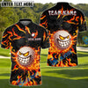 BlueJose Savage Smile Swing Golf Polo Shirt Customized Name, Team Name 3D Shirts (4 Colors)
