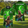 BlueJose Savage Bear Golf Polo Shirt Customized Name, Team Name 3D Shirts (4 Colors)