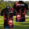 BlueJose Thunder Reaper Golf Polo Shirt Customized Name, Team Name 3D Shirts (4 Colors)