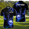 BlueJose Thunder Reaper Golf Polo Shirt Customized Name, Team Name 3D Shirts (4 Colors)