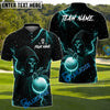 BlueJose Thunder Reaper Golf Polo Shirt Customized Name, Team Name 3D Shirts (4 Colors)