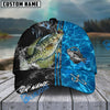 BlueJose Fishing Sparkling Water Smoke Pattern Design Personalized Cap (13 Breeds)