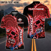 BlueJose Darts Rampage Thunder Skull Dartboard Design Personalized Name, Team Name Unisex Shirt (4 Colors)