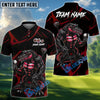 BlueJose Golf Beast Mode Alligator Design Personalized Name, Team Name 3D Shirt (4 Colors)