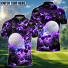 BlueJose Golf Swing And Destroy Design Personalized Name, Team Name 3D Shirt (4 Colors)