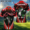 BlueJose Golf Crocodile Lightning Personalized Name, Team Name 3D Shirt (4 Colors)