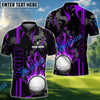 BlueJose Golf Strike The Blood Personalized Name, Team Name 3D Shirt (4 Colors)
