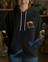 BlueJose Black Bear Hunter Personalized Name Hoodie For Hunting Lover