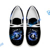 BlueJose Billiards Ball 8 Phoenix Arisen White Canvas Loafer Shoes (4 Colors)