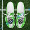 BlueJose Billiards 8 Ball Lightning Flame Mesh Dude Shoes (4 Colors)