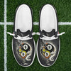 BlueJose Billiards 8 And 9 Ball Black And White Dragon Couple Mesh Dude Shoes
