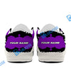BlueJose Billiards Ball 8 Cracks Of Time White Canvas Loafer Shoes (3 Colors)