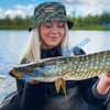 BlueJose Trout Fish Pattern Custom Name Bucket Hat