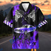 Bluejose Personalized Car "American Muscle Heritage" Flames Mustang Hawaiian Shirt