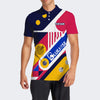 BlueJose Design Multicolor Dot Darts Personalized Name, Team Name Unisex Shirt
