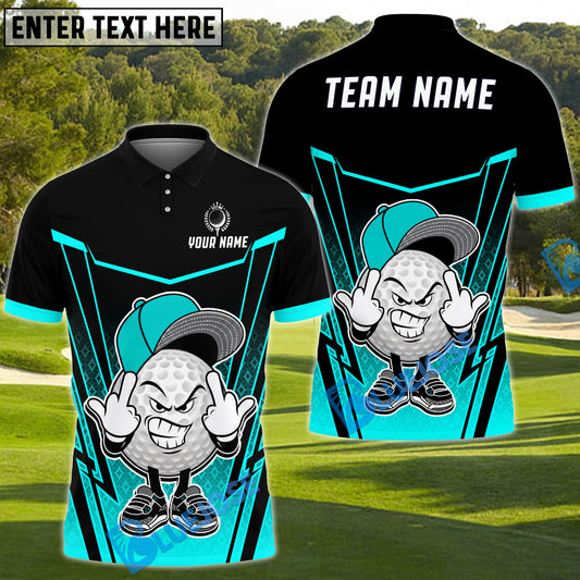 BlueJose Urban Swing Golf Polo Shirt Customized Name, Team Name 3D Shirts (4 Colors)