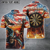 BlueJose Darts American West Cowboy Skull Personalized Name Shirt