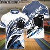 BlueJose Bowling And Pins Dancing Strike Customized Name 3D Shirt (4 Colors)