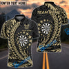 BlueJose Darts Maori Star Customized Name, Team Name 3D Shirt (4 Colors)