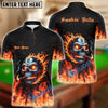BlueJose Billiards Smokin' Ball Custom Shirt For Carlos Nacianceno