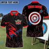 BlueJose Eagle Archery Target Customized Name 3D Shirt (4 Colors)