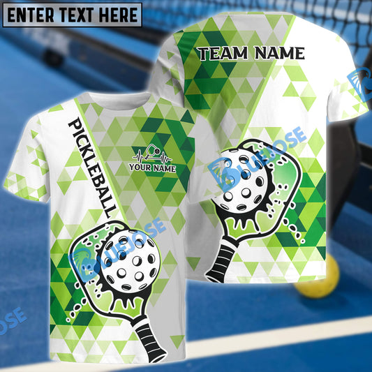 BlueJose Pickleball Classic Customized Name 3D Shirt (4 Colors)