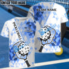BlueJose Pickleball Classic Customized Name 3D Shirt (4 Colors)