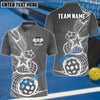 BlueJose Pickleball Star Customized Name 3D Shirt (4 Colors)