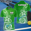 BlueJose Pickleball Star Customized Name 3D Shirt (4 Colors)