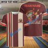 BlueJose Bowling And Pins That's Some Bowlshit Customized Name 3D Shirt (4 Colors)