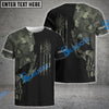 BlueJose Camo Fish Reaper American Flag Custom Long Sleeve