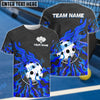 BlueJose Pickleball On Fire Personalized Name, Team Name Unisex Shirt (4 Colors)