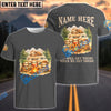 BlueJose Sloth Camping We Will Get There When We Get There Personalized Name Shirts