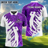 BlueJose Golf Basic Playing Multicolor Options Personalized Name, Team Name 3D Shirt (4 Colors)