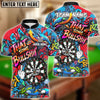 BlueJose Darts Funny Dartboard Cartoon Graffiti Style That's Some Bullshit Personalized Name, Team Name Unisex Shirt (4 Colors)