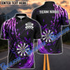 BlueJose Darts Fire Claws Personalized Name, Team Name Shirt (4 Colors)